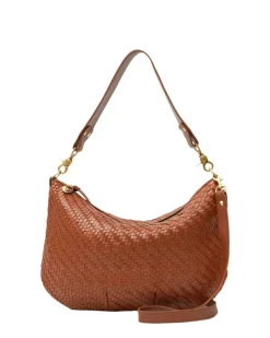 Moyen Messenger Woven Zig Zag Hazelnut