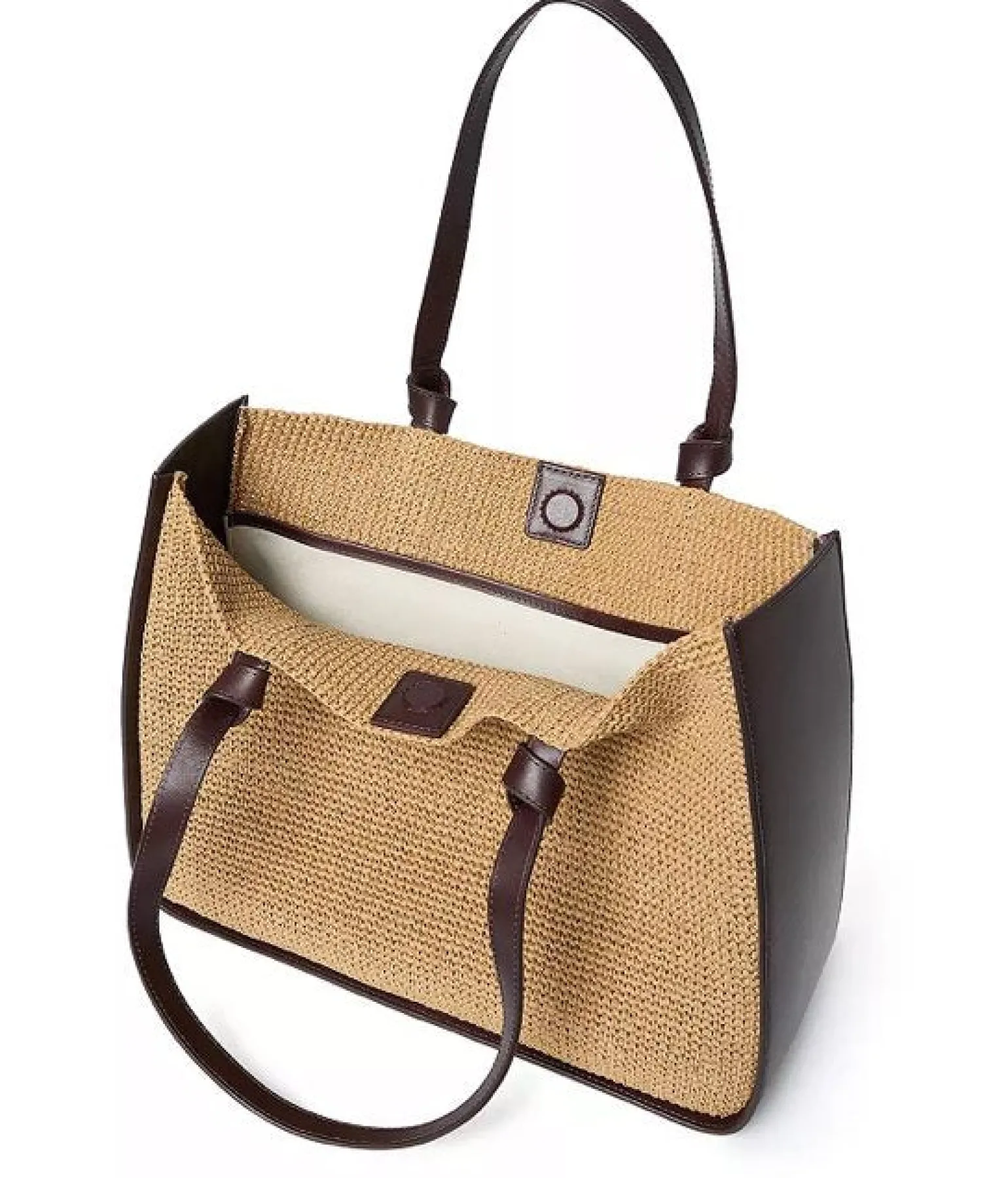 Myra Turned Out Tote w/ Knot Espresso