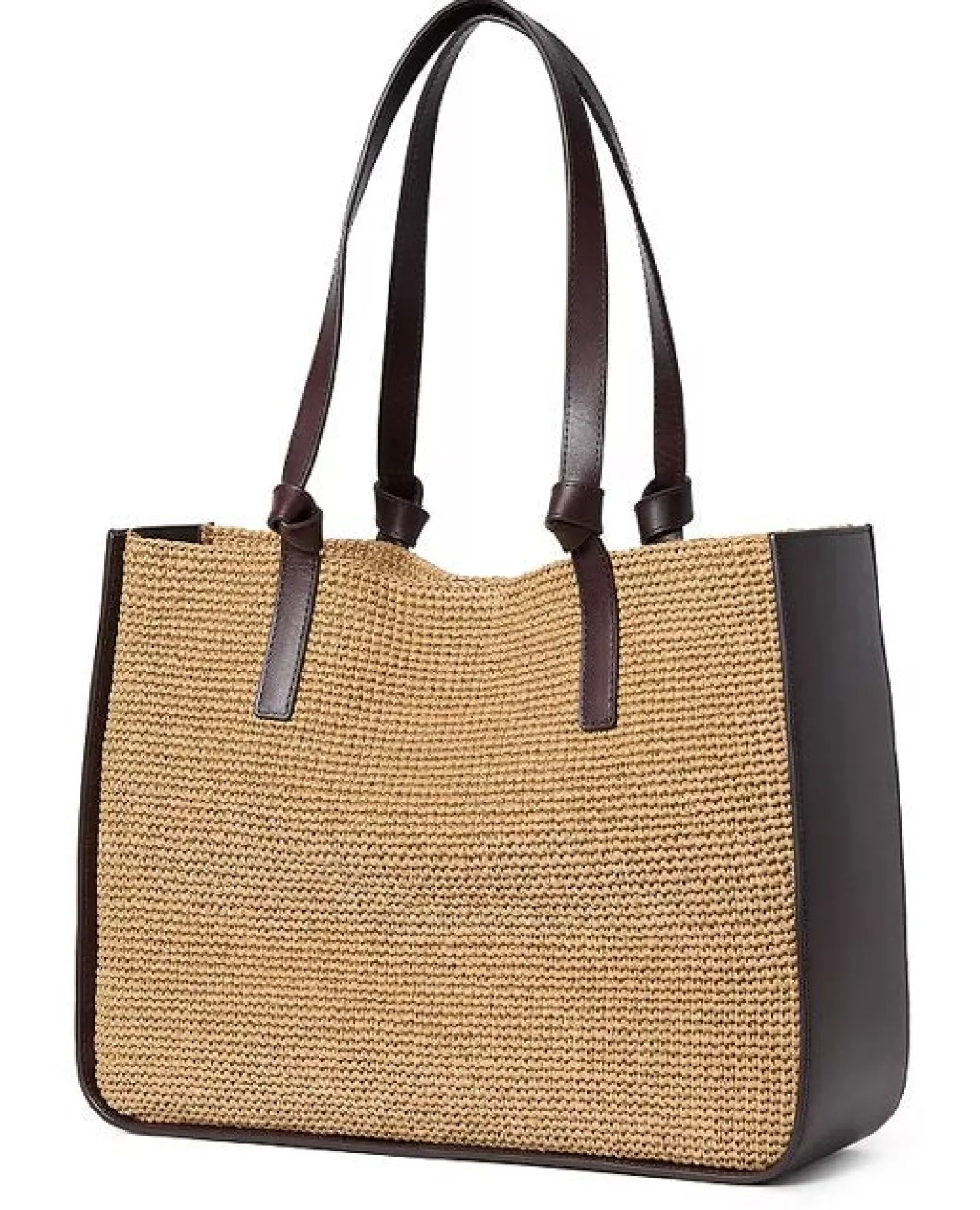 Myra Turned Out Tote w/ Knot Espresso