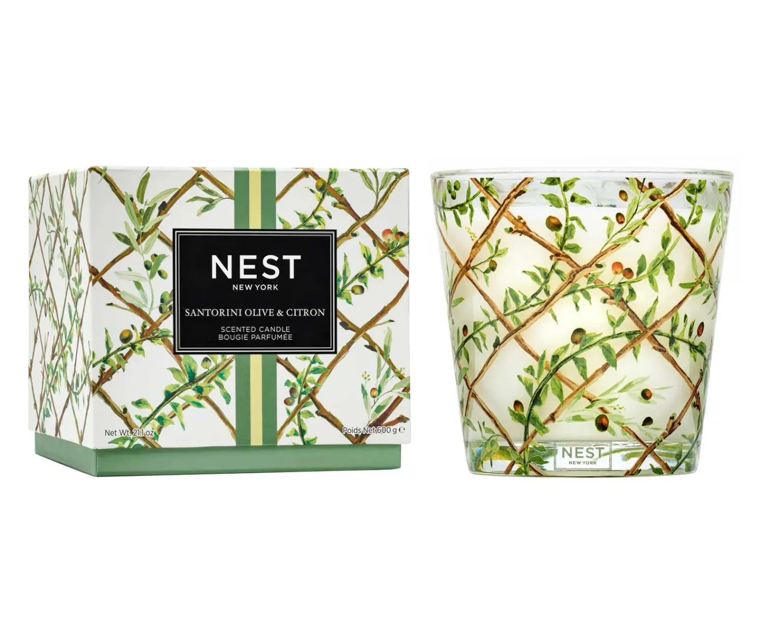 NEST Specialty 3 Wick Santorini Olive & Citron