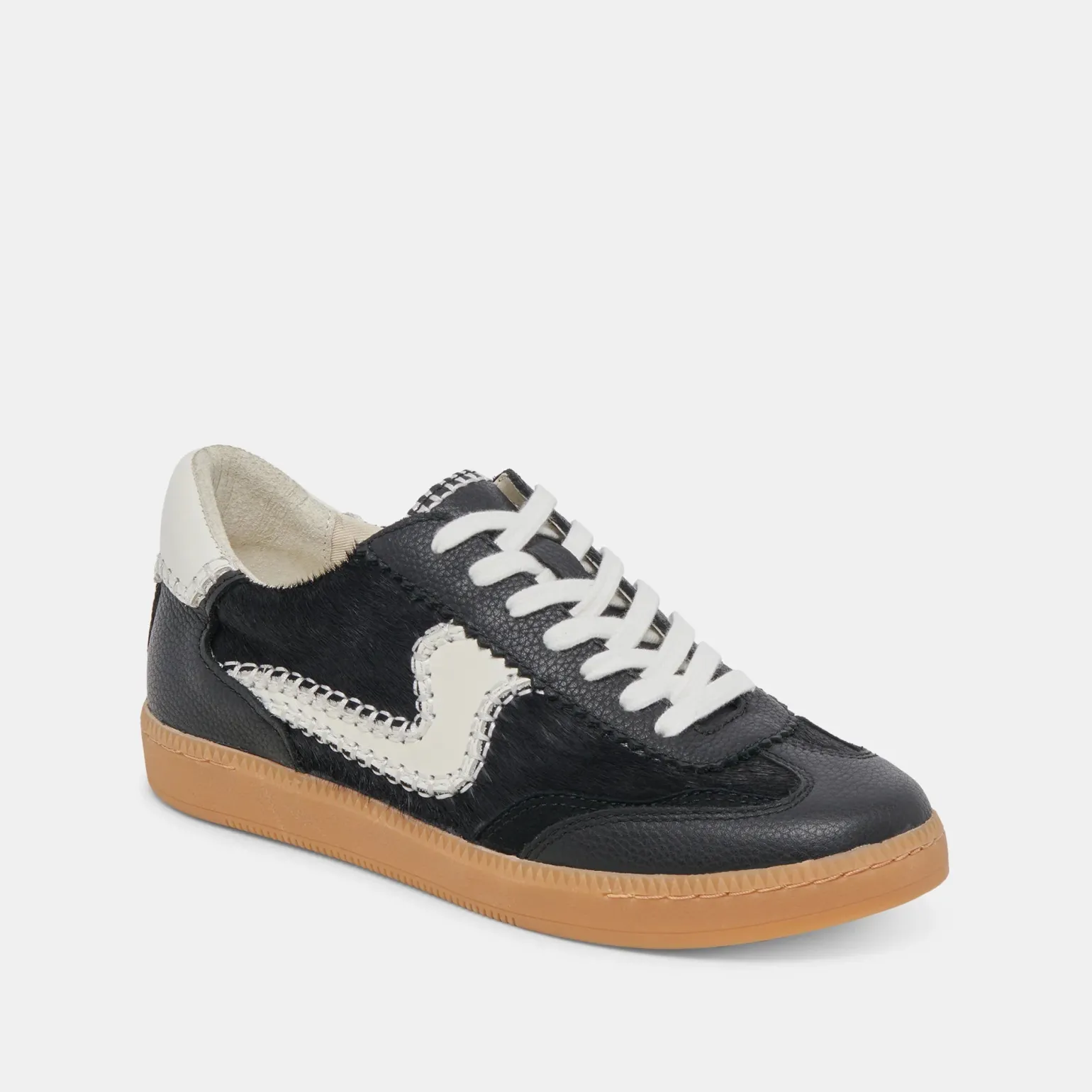 Notice Stitch Calf Hair Onyx