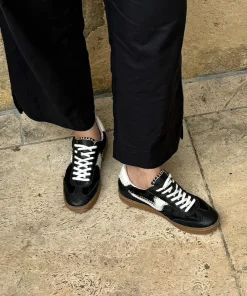 Notice Stitch Calf Hair Onyx