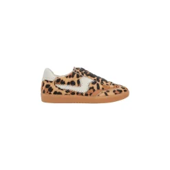 Notice Stitch Sneakers DK Leopard Calf Hair