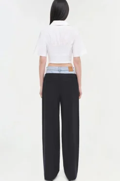 Ophelia Pant Midnight Pinstripe Multi