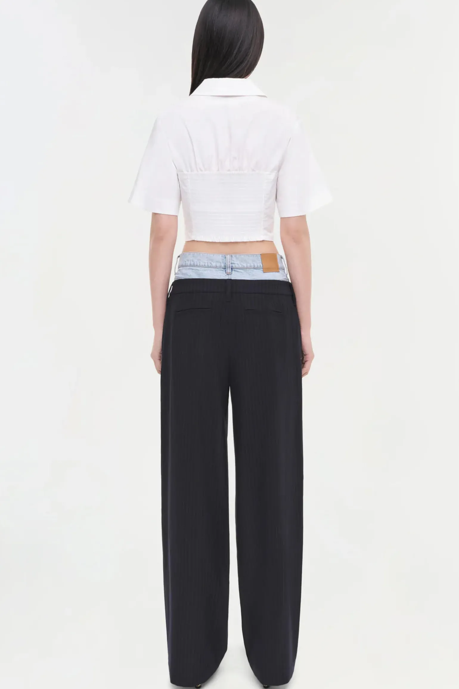 Ophelia Pant Midnight Pinstripe Multi