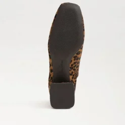 Paige Ankle Bootie Leopard Brahma Hair Leather