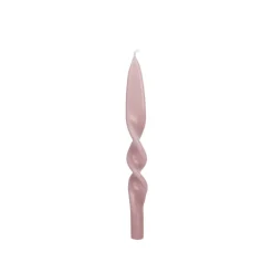 Pastel Twisted Candle Dove Pink