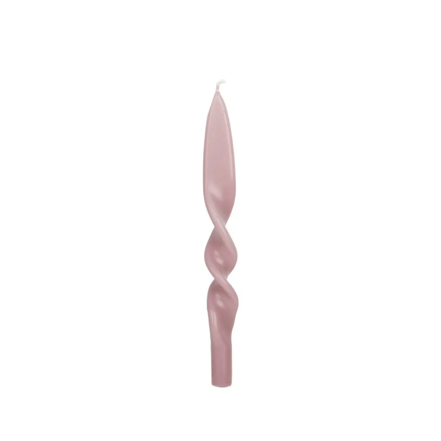 Pastel Twisted Candle Dove Pink