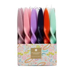 Pastel Twisted Candle Dove Pink