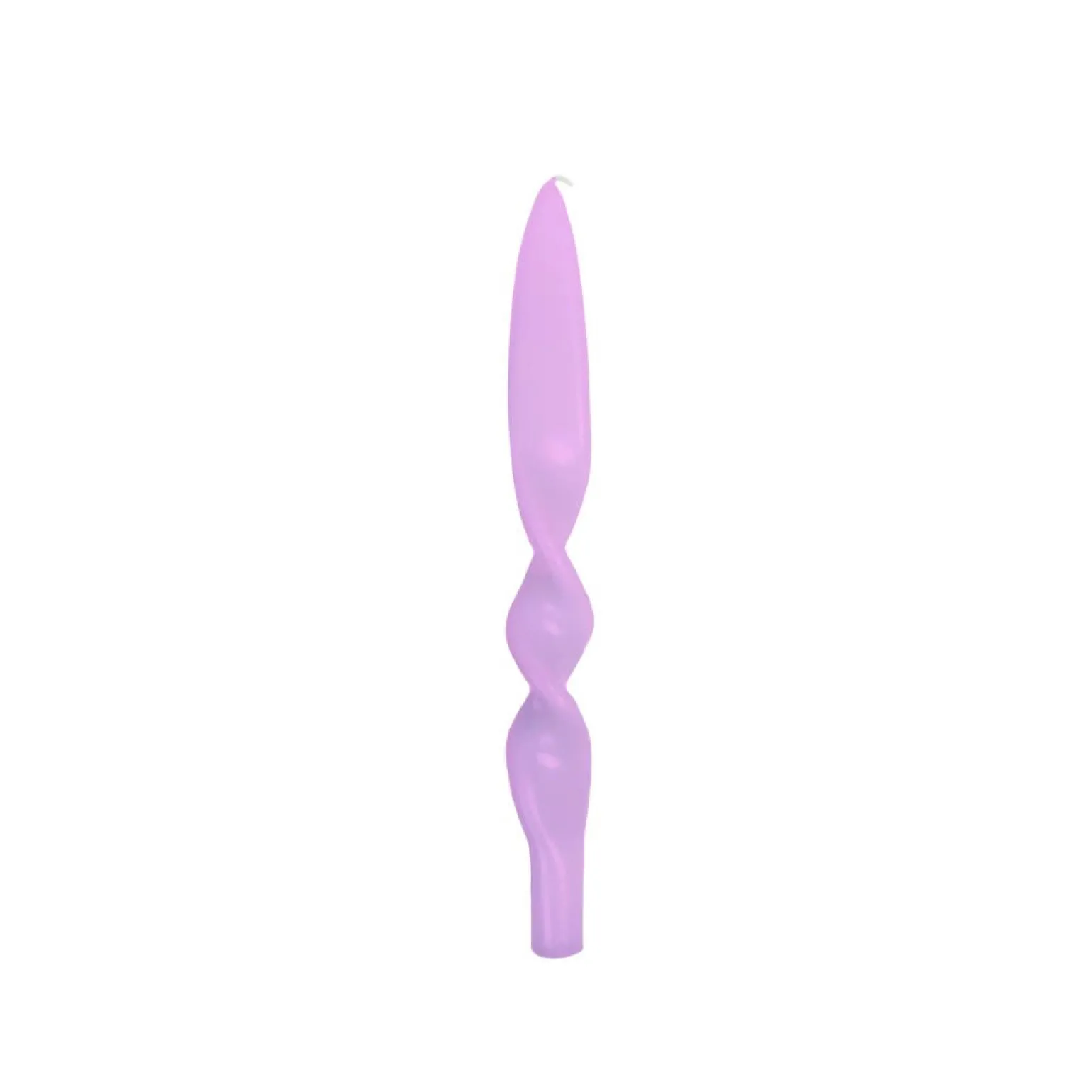 Pastel Twisted Candle Lilac