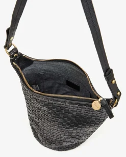 Petite Jeanne Black Woven Checker