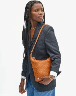 Petite Jeanne Natural Woven Checker