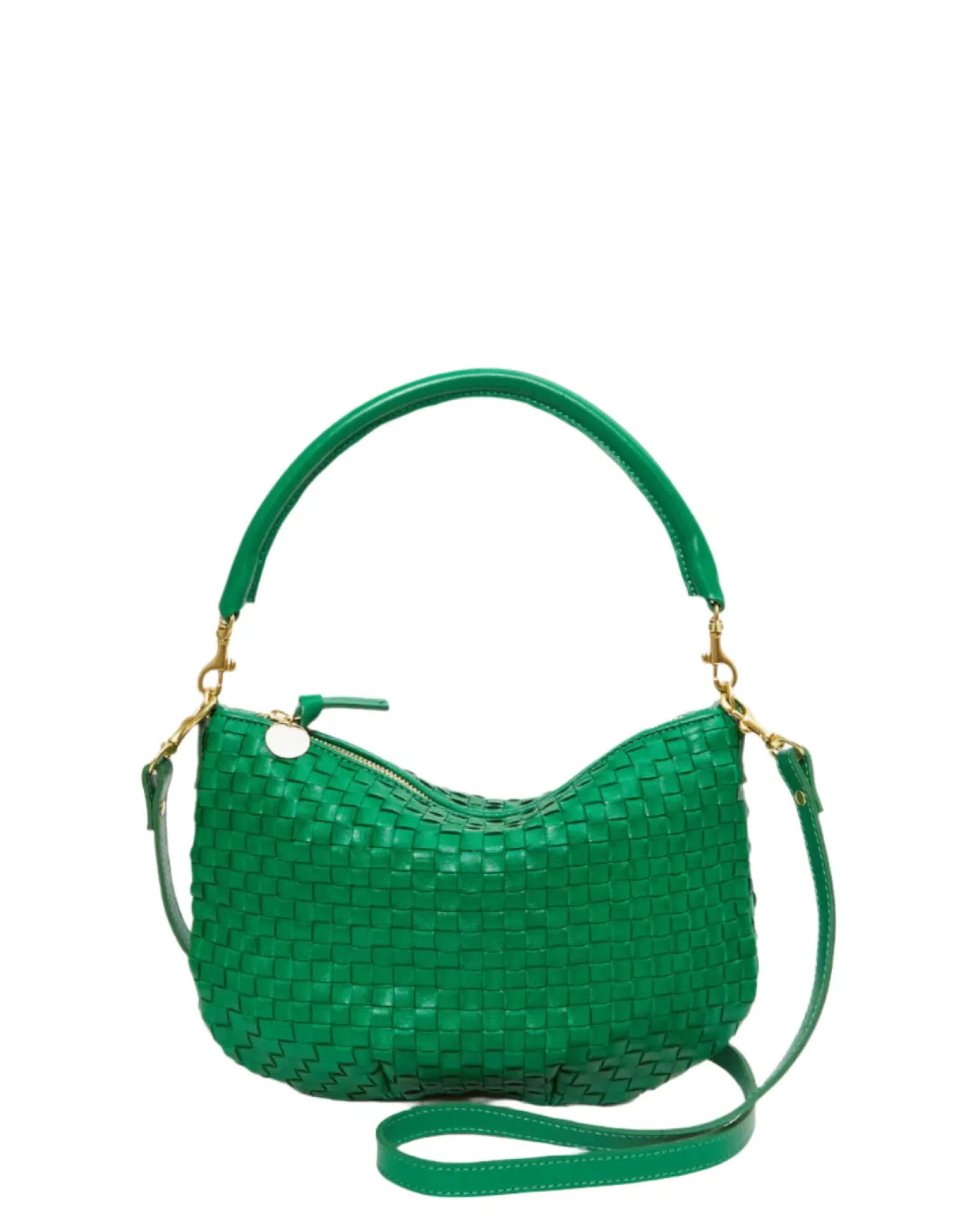 Petit Moyen Messanger Grass Woven Checker