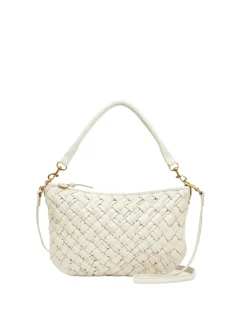 Petit Moyen Messenger Cream Puffy Woven