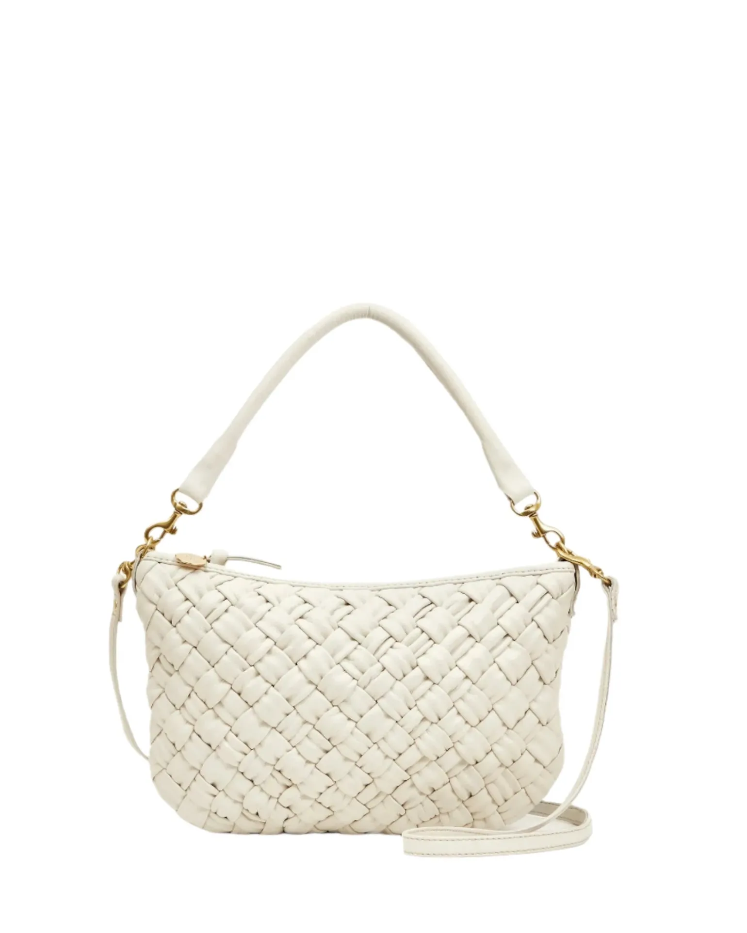 Petit Moyen Messenger Cream Puffy Woven