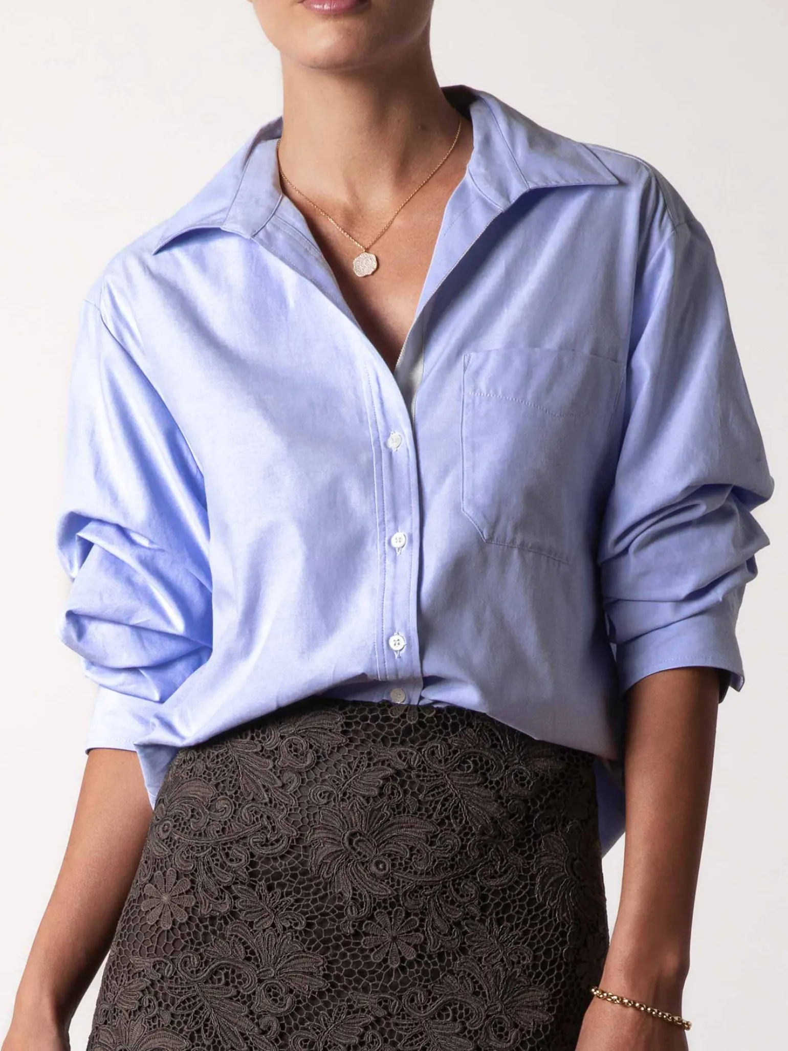 Pia Shirt Oxford Blue
