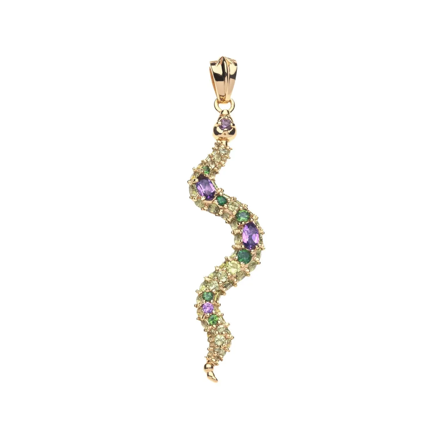 Protect Embellished Snake Green 18