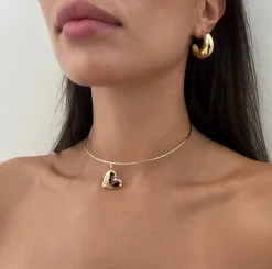 Puffy Mia Charm Gold