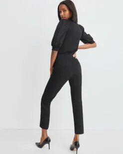 Renzo Pant Black With Gold Buttons