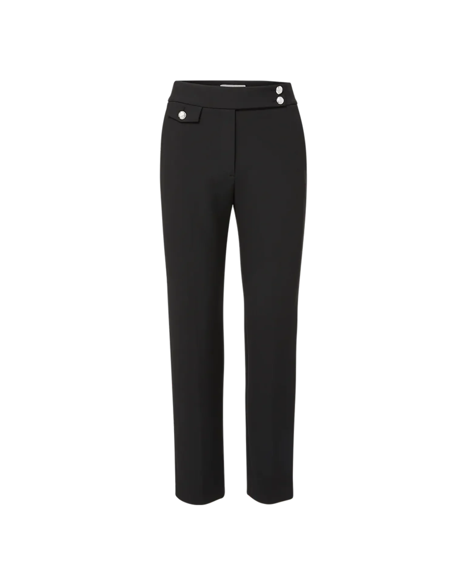 Renzo Pant Black with Silver Buttons