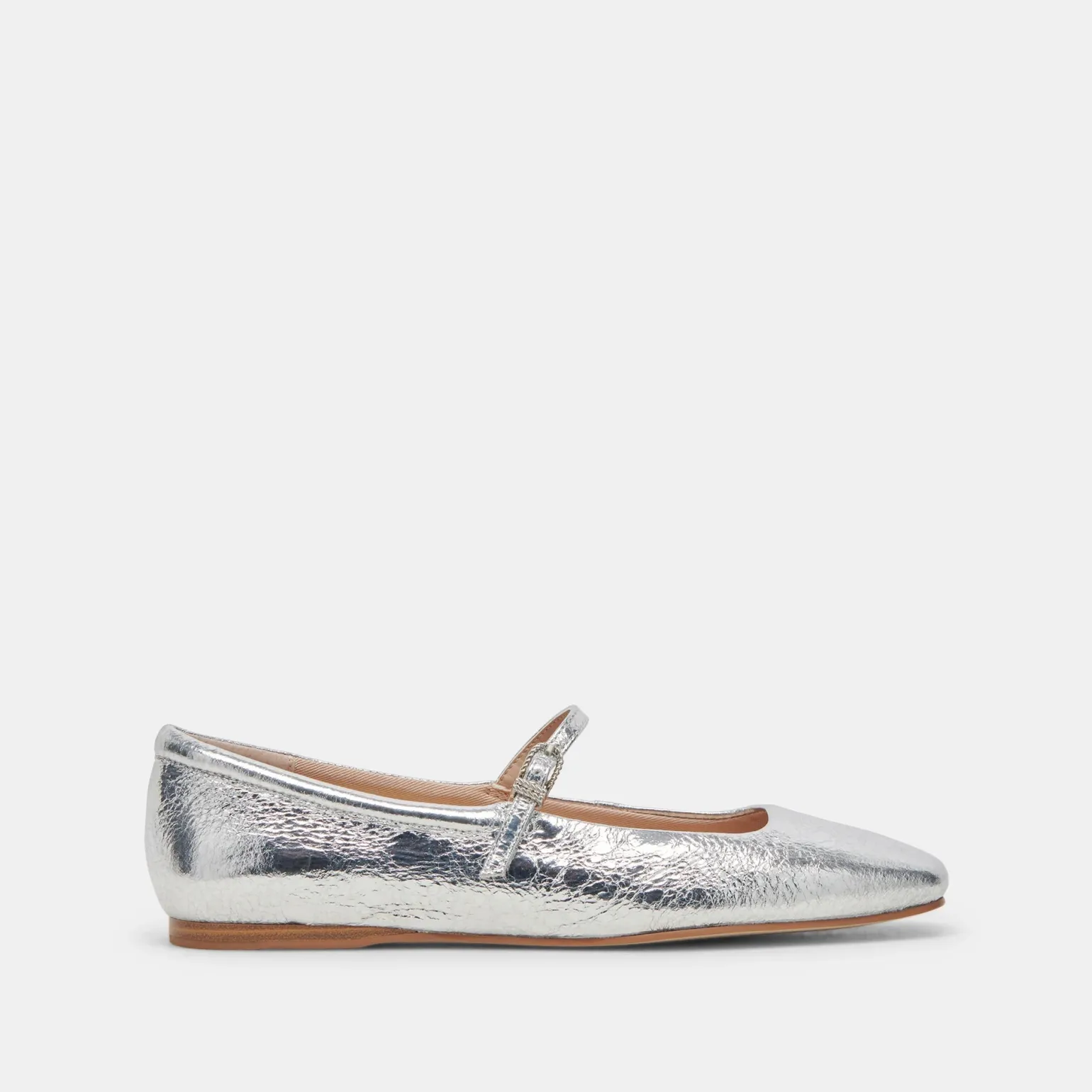 Reyes Ballet Flats Silver