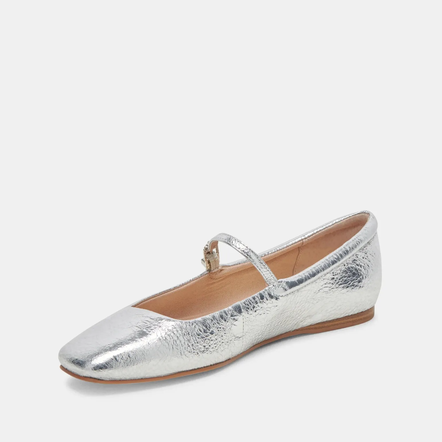 Reyes Ballet Flats Silver
