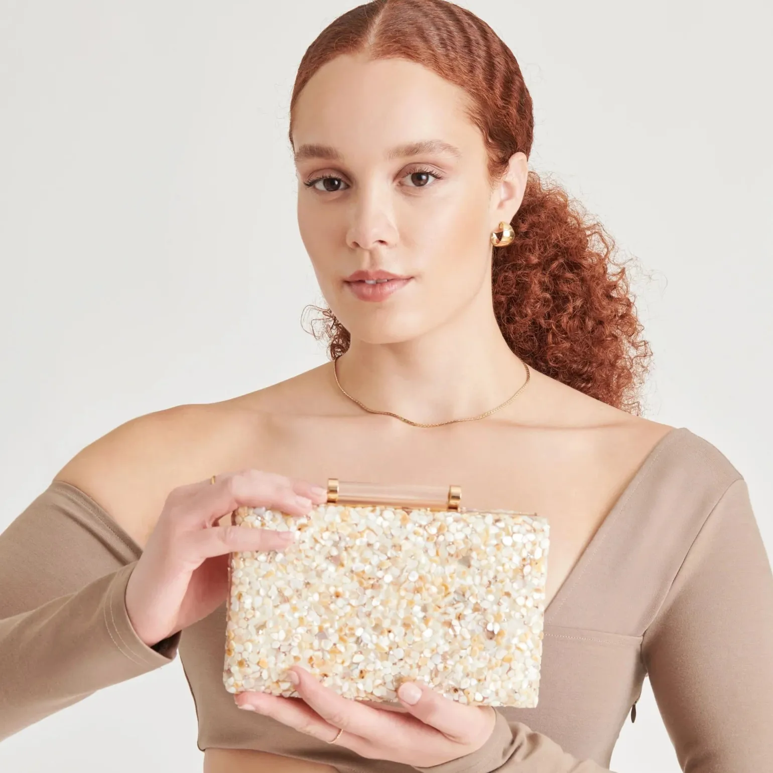 Rockee Clutch Natural Cluster