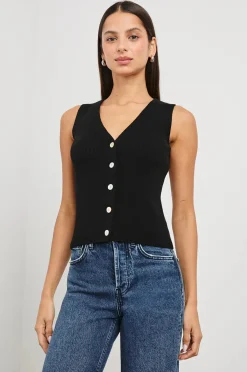 Rosa Vest Black
