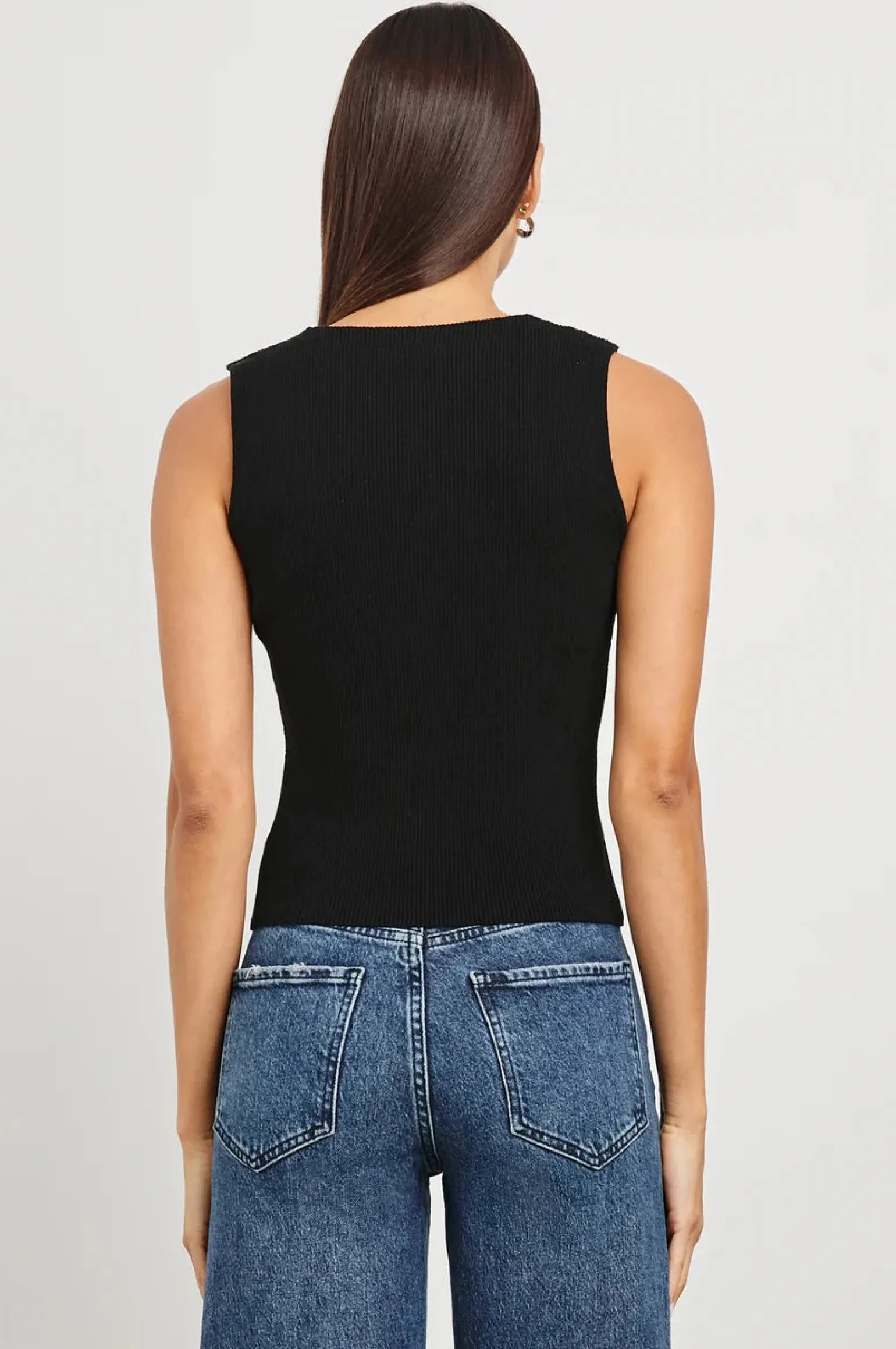 Rosa Vest Black