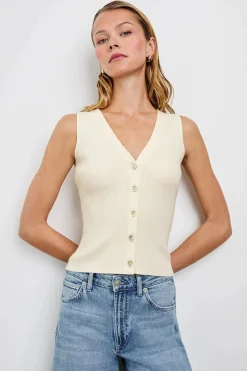 Rosa Vest Ivory