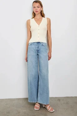 Rosa Vest Ivory