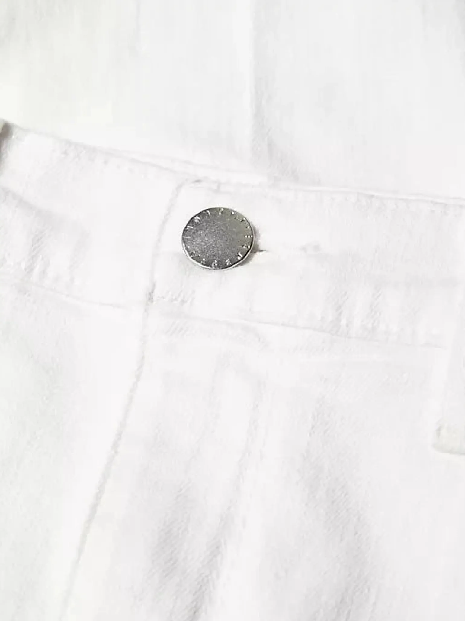 Sada High Rise Crop Slim Blanc