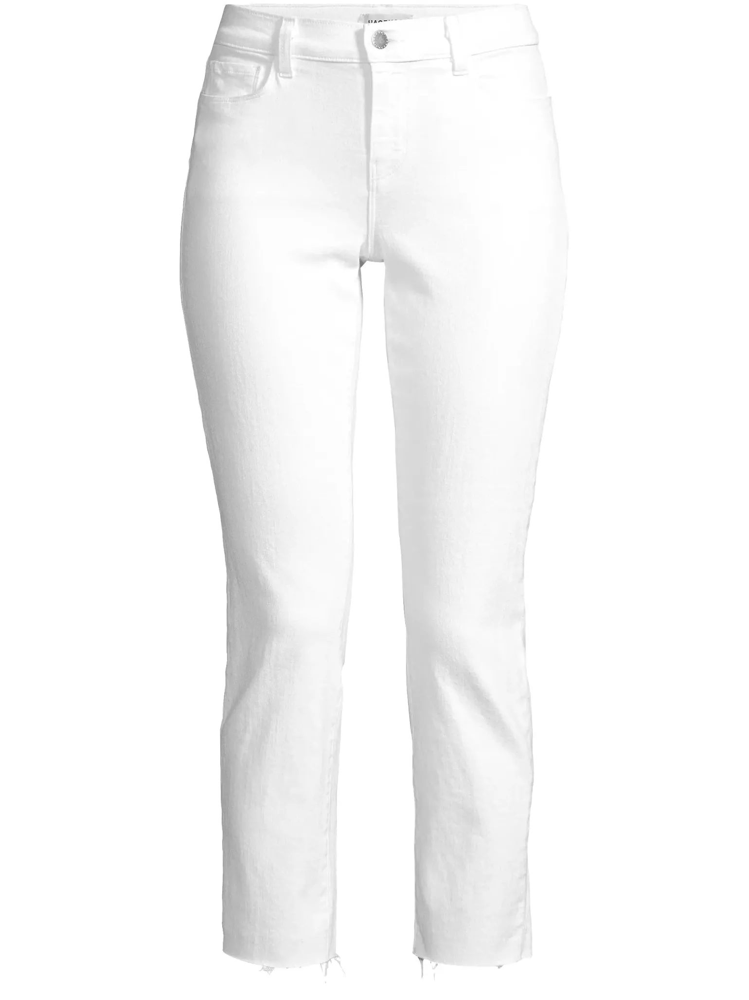 Sada High Rise Crop Slim Blanc