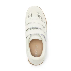 Seen White Suede Mesh