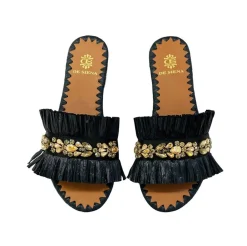 Semira Raffia Black