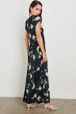 Serenity Dress Midnight Roses