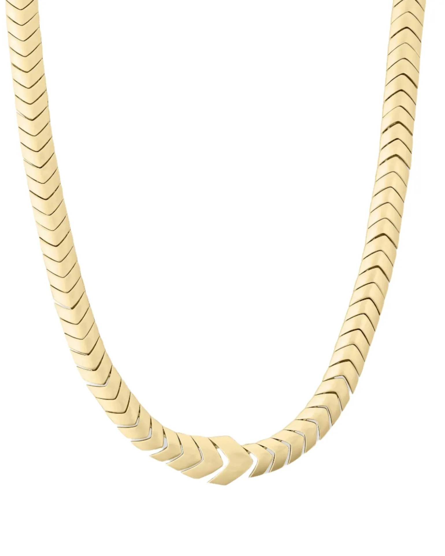 Serpent Herringbone Collar 16