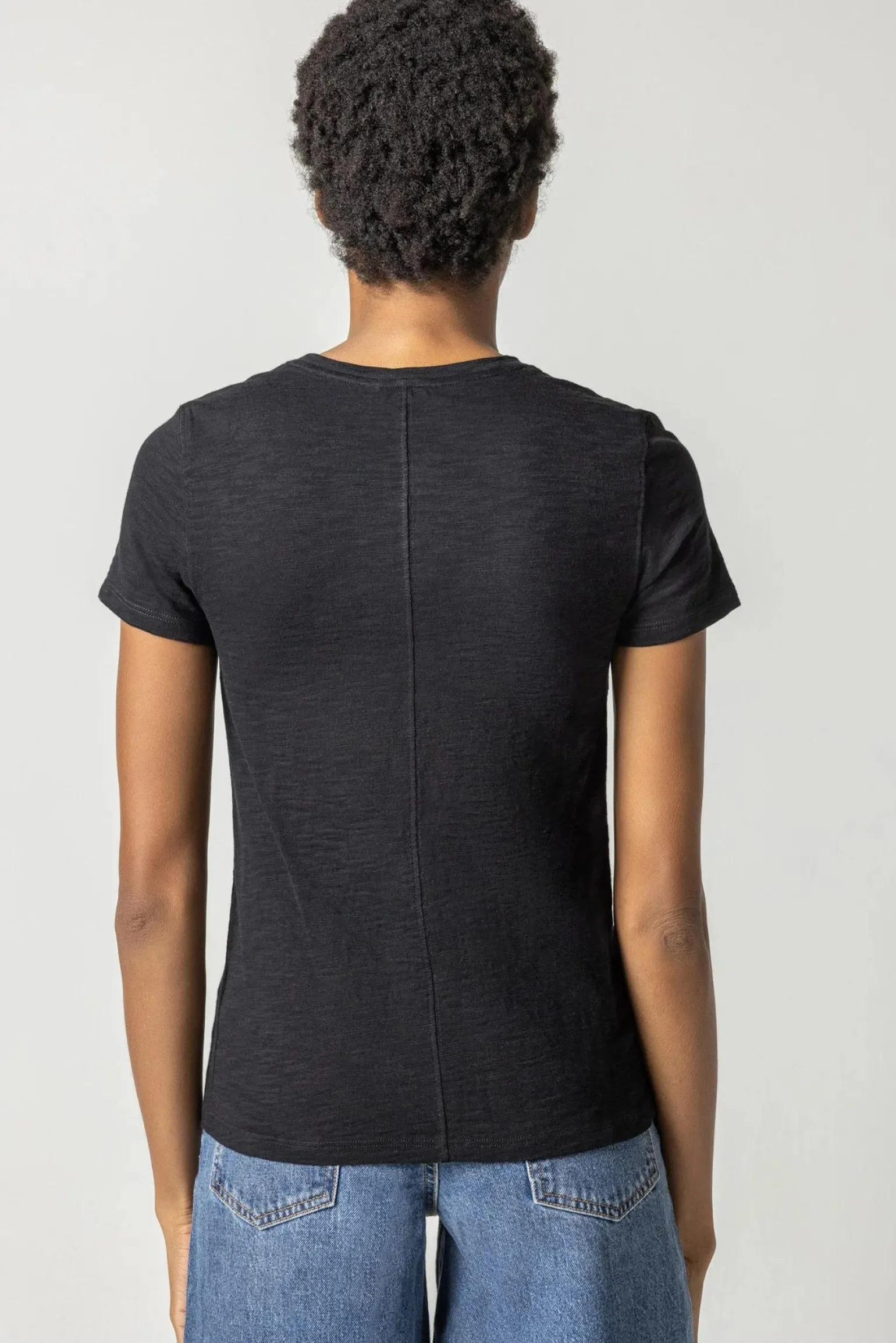 Short Sleeve Crewneck Black