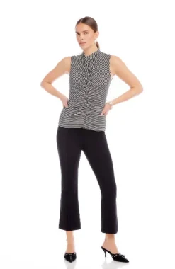 Sigourney Pintuck Pants Navy