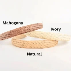 Skinny Natural Rattan Headband
