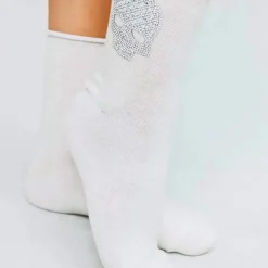 Skull Socks White