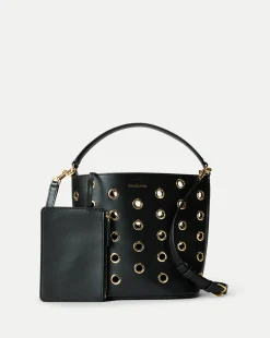 Small Grommet Feedbag Black/Gold