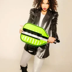 Sporty Pickleball Crossbody Neon Yellow