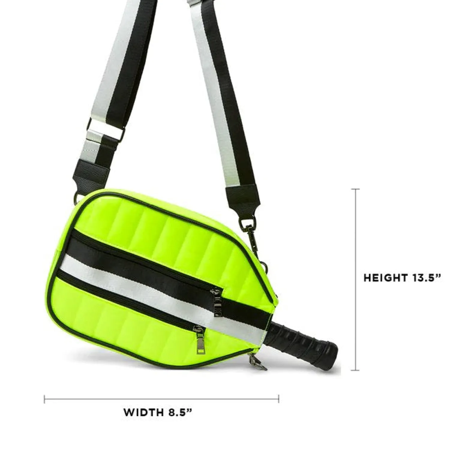 Sporty Pickleball Crossbody Neon Yellow