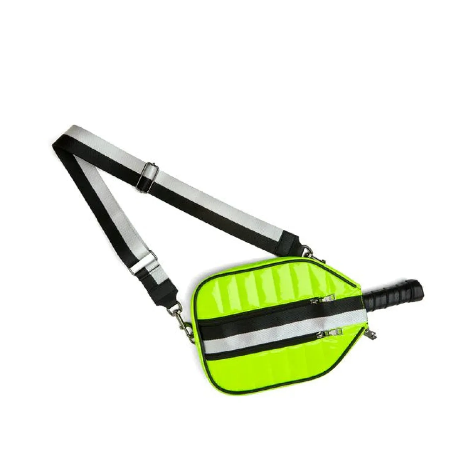 Sporty Pickleball Crossbody Neon Yellow