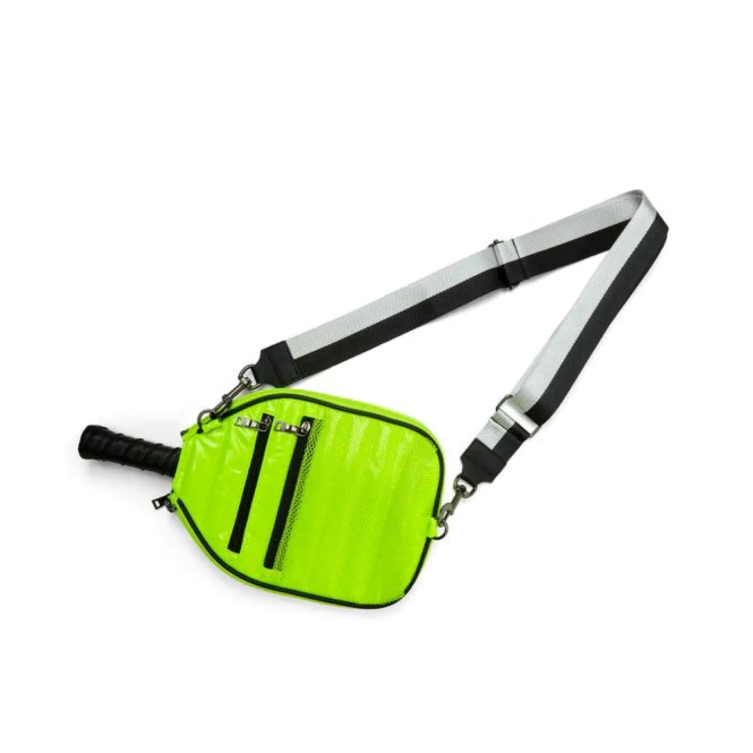 Sporty Pickleball Crossbody Neon Yellow