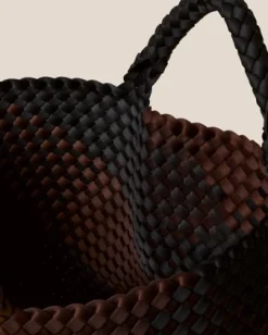 St. Barths Medium Tote Plaid Siena