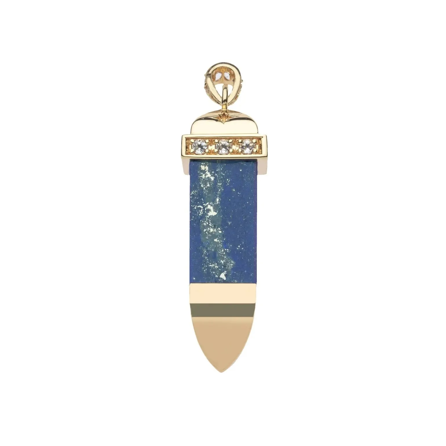 Strong Lapis Carved Sun Ray 18