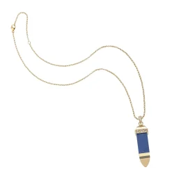 Strong Lapis Carved Sun Ray 16-18