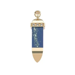Strong Lapis Carved Sun Ray 16-18